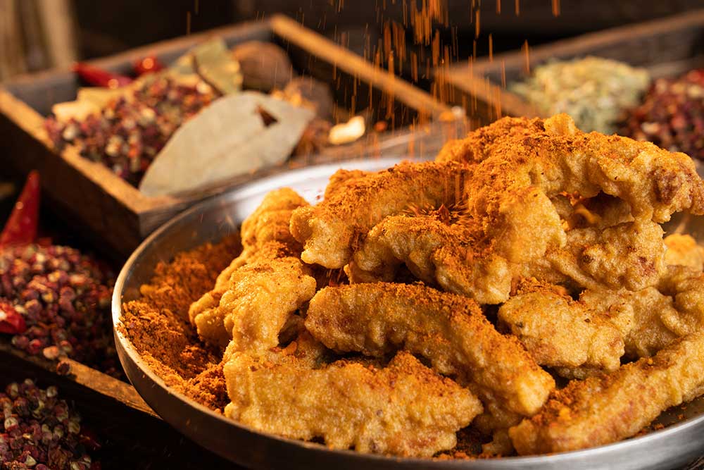 现炸酥肉